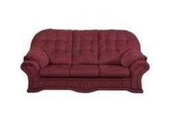 Hartlebury Large Fabric Sofa - Wine